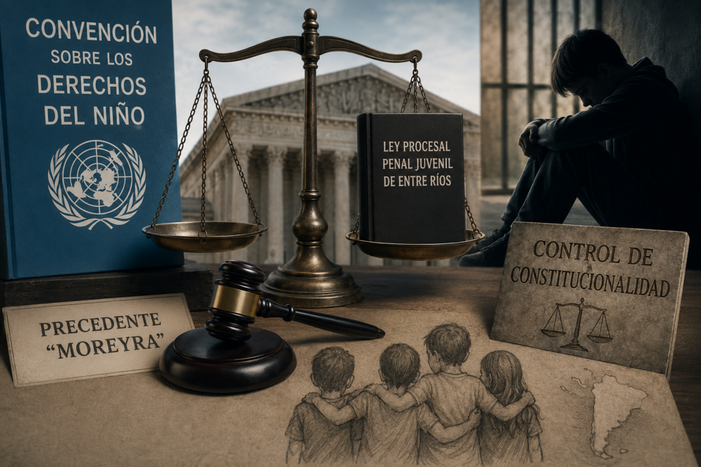 La supremacía de la Convención sobre los Derechos del Niño y el control de constitucionalidad de la ley procesal penal juvenil de Entre Ríos: el precedente “Moreyra”